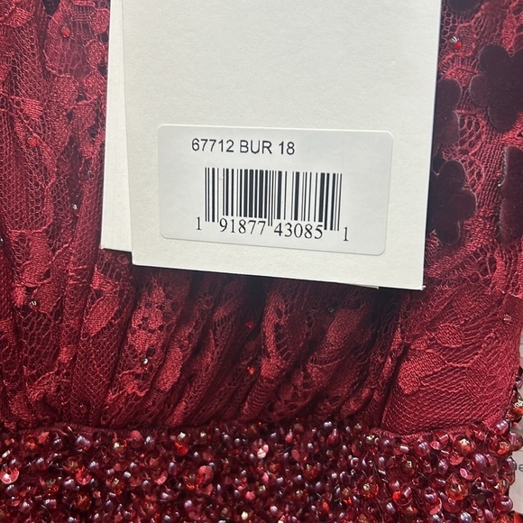 Mac Duggal 67712 NWT EMBELLISHED FLORAL GOWN - Picture 11 of 11